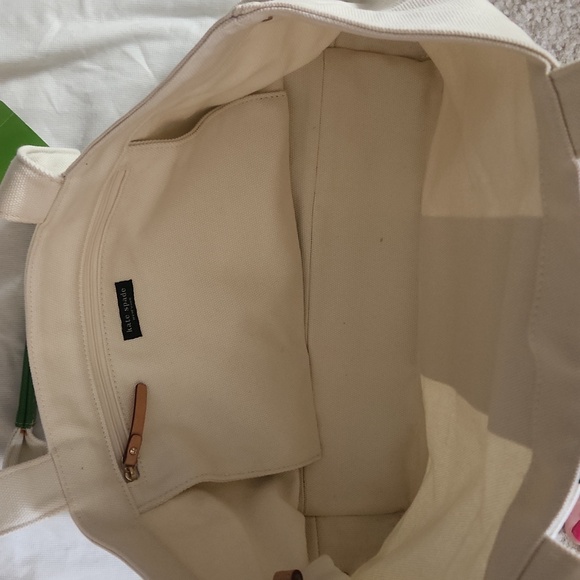 NWT Kate Spade retired small coal bag ribbon stripe - Picture 3 of 4